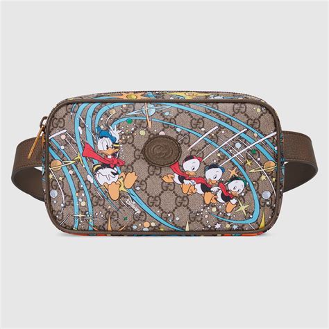 disney x gucci donald duck print belt bag|Gucci x Disney GG Supreme Donald Duck Belt Bag .